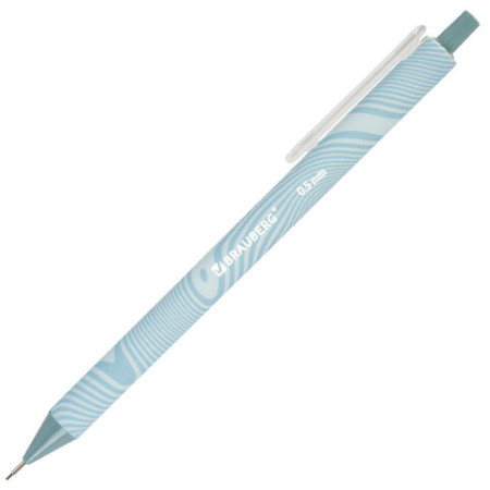 Карандаш механический BRAUBERG "МОРАНДИ" 0.5 мм корпус soft-touch ассорти S-182157
