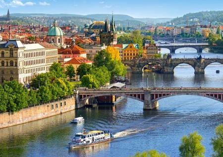 Пазл Castorland 500 VIEW OF BRIDGES IN PRAGUE B-53087
