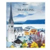 Тетрадь 96л. A5 линия BRAUBERG "Traveling" скоба, ассорти S-404439