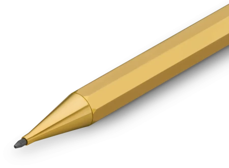 Карандаш механический KAWECO SPECIAL Brass 2мм с ластиком латунный корпус в подарочном футляре  KAW-10001389