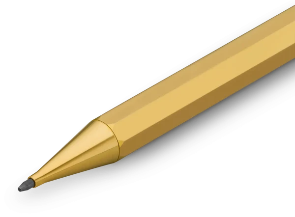 Карандаш механический KAWECO SPECIAL Brass 2мм с ластиком латунный корпус в подарочном футляре  KAW-10001389
