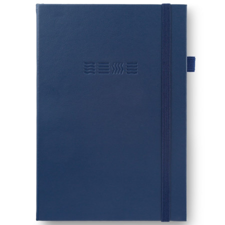 Блокнот для записей Стихия Bullet Journal 100 г/м2, 14 x 20 см, 80 л, жесткая обложка, тёмно-синий NP-ST04054