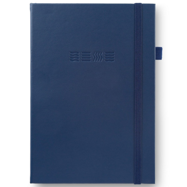 Блокнот для записей Стихия Bullet Journal 100 г/м2, 14 x 20 см, 80 л, жесткая обложка, тёмно-синий NP-ST04054