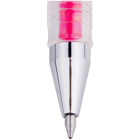 Ручка гелевая Crown "Hi-Jell Color" розовая, 0.7 мм RE-HJR-500H-3