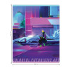 Тетрадь 48л. A5 клетка Greenwich Line "Colorful futuristic art" глянцевая ламинация, 70 г/м2 RE-N5c48-41076