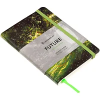 Записная книжка А6 80л. Greenwich Line "Mystical forest" ЛАЙТ, кожзам, с резинкой, тиснение фольгой, блок в клетку RE-NA6_50489