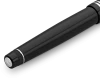 Ручка-роллер KAWECO DIA2 0.7мм черный корпус с хромированными вставками  KAW-10000566