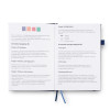 Блокнот для записей Стихия Bullet Journal 100 г/м2, 14 x 20 см, 80 л, жесткая обложка, тёмно-синий NP-ST04054