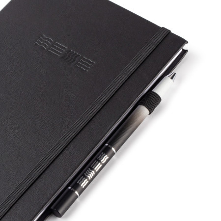 Блокнот для записей Стихия Bullet Journal 100 г/м2, 14 x 20 см, 80 л, жесткая обложка, черный NP-ST04053