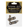 Фурнитура для шкатулок "замок" Mr.Carving 3.3 x 2.9 см 1 шт №02 бронза MMG-009-02