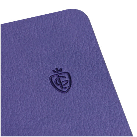 Записная книжка А6 80л. Greenwich Line "Classic. Lilac" ЛАЙТ, кожзам, с резинкой, фактурное тиснение, блок в клетку RE-NA6_50842