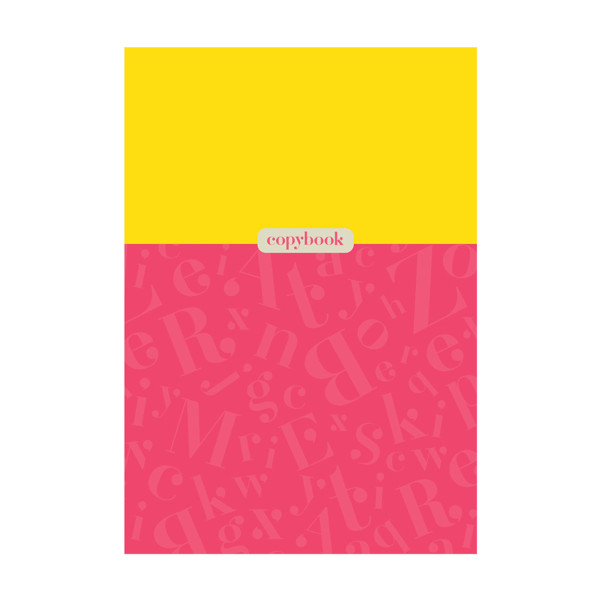 Тетрадь 80л. A4 линия BG "Monocolor. Letters" RE-Т4ск80_11206