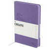Ежедневник недатированный A5 136л. BG "Create. Purple" кожзам, твердый переплет, фиолетовый, цветной срез RE-DuA5_61248