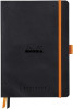 Блокнот RHODIA Goalbook A5 90 г/м2 120 л, в клетку, мягк.обл., на резинке, черный RH-117762C