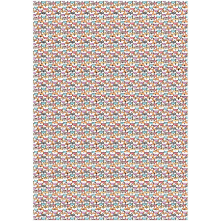 Упаковочная бумага глянцевая MESHU "Мир собак" 1л. 70 x 100 см 80 г/м2 RE-MS_53473