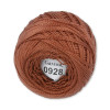 Пряжа GAMMA Ирис 100% хлопок 1 x 10 г 82 ± 3 м №0928 коричневый GAM-IRI-1-0928