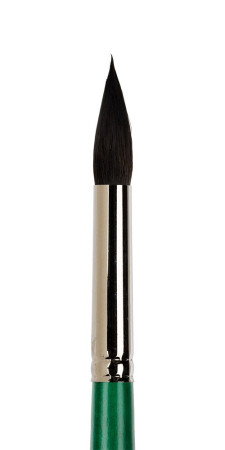 Кисть VISTA-ARTISTA Green Line круглая 1 шт короткая ручка №14 90211-14