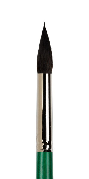 Кисть VISTA-ARTISTA Green Line круглая 1 шт короткая ручка №14 90211-14