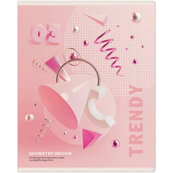 Тетрадь 48л. A5 клетка ArtSpace "Стиль. Trendy" эконом RE-Т48кС_42946