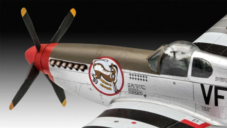Сборная модель: REVELL Combat Set Турбореактивный истребитель Me262 и истребитель дальнего радиуса действия P-51B 1:72, подарочный набор UT-63711