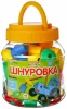 Шнуровка «Весёлые бусинки» 60 шт пластик SIM-9129365