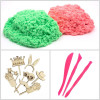 Набор для лепки PLUSH Пушистый пластилин 160 г розовый + зеленый AS-PL02201806