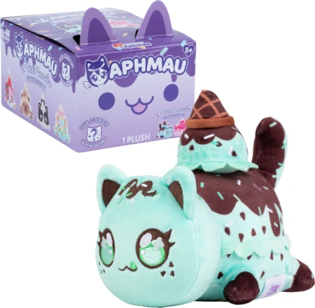 Игрушка-сюрприз Bonkers Aphmau MeeMeow Серия "Мороженое", плюшевая, 15 см UT-6027IC