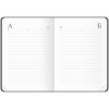 Ежедневник недатированный A5 136л. OfficeSpace "Poket" кожзам, черный RE-ENA5_53075