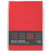 Блокнот для записей Стихия Bullet Journal 100 г/м2, 14 x 20 см, 80 л, жесткая обложка, красный NP-ST04058