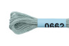 Нитки для вышивания GAMMA мулине (0207-0819) 8 м №0662 св-серый MG-0662