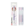 Ручки гелевые SAKURA Gelly Roll Stardust с блёстками, выдвижные, набор 3 цвета (розовый, светло-розовый, фиолетовый) RTPXGBRASTA3C