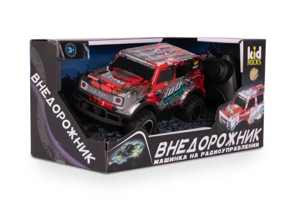 Машинка Р/У Kid Rocks 1:24 Внедорожник, красный IT-RC1873