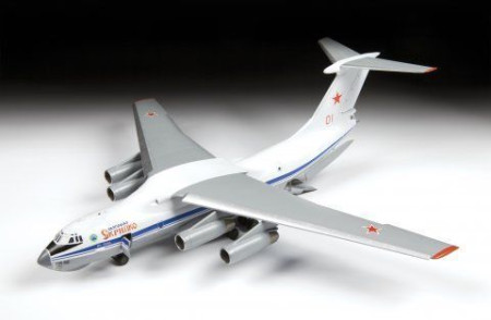 Сборная модель: Российский военно-транспортный самолет "Ил-76МД", З-7011