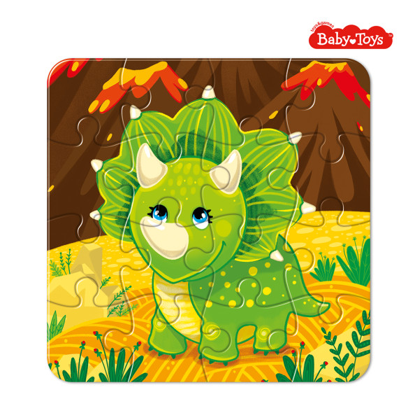 Пазл Baby Toys. First Puzzle 16 "Динозаврик" KOR-04292