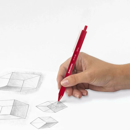 Карандаш механический BRAUBERG "VIVID" 0.5 мм корпус soft-touch ассорти S-182063