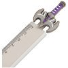 Линейка с топпером 12 см MESHU "Grey sword" пластиковая, европодвес RE-MS_36852