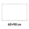 Доска магнитно-маркерная OfficeSpace 60 x 90 см, алюминиевая рамка Slim, полочка RE-343753