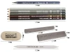 Набор для графики CRETACOLOR Artino Graphite 10 предметов, мет.пенал CR40021