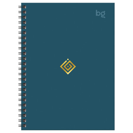 Записная книжка A6 120л. BG "Моноколор. Классика" матовая ламинация, тиснение фольгой, твердая обложка, на гребне RE-ЗКТ6гр120_лм_тф_57211