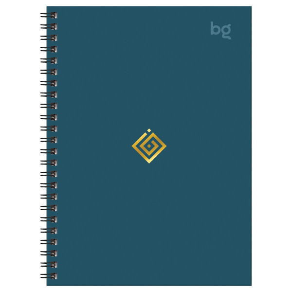 Записная книжка A6 120л. BG "Моноколор. Классика" матовая ламинация, тиснение фольгой, твердая обложка, на гребне RE-ЗКТ6гр120_лм_тф_57211