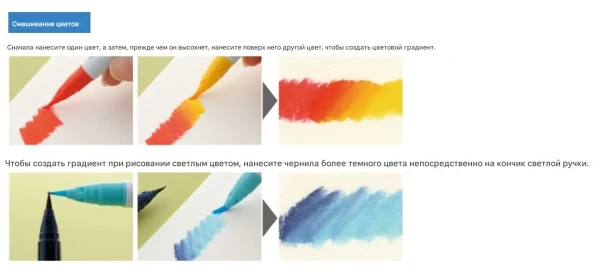 Набор маркеров CLEAN COLOR Real Brush - Pure colours 4 шт MPRB-6000AT/4VC