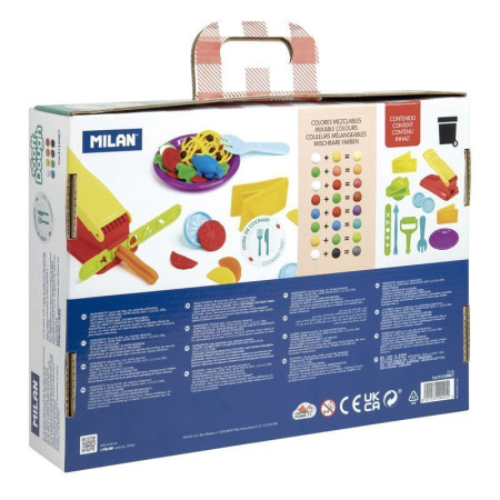Набор массы для лепки MILAN Soft Dough Cooking Time 8 цв x 59 г + аксессуары ML-913308CT