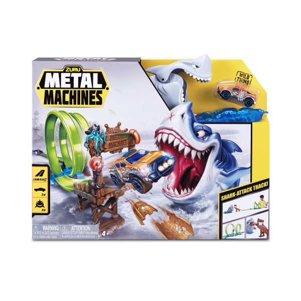 Набор ZURU Metal Machines, трек "Акула" с машинкой IT-6760