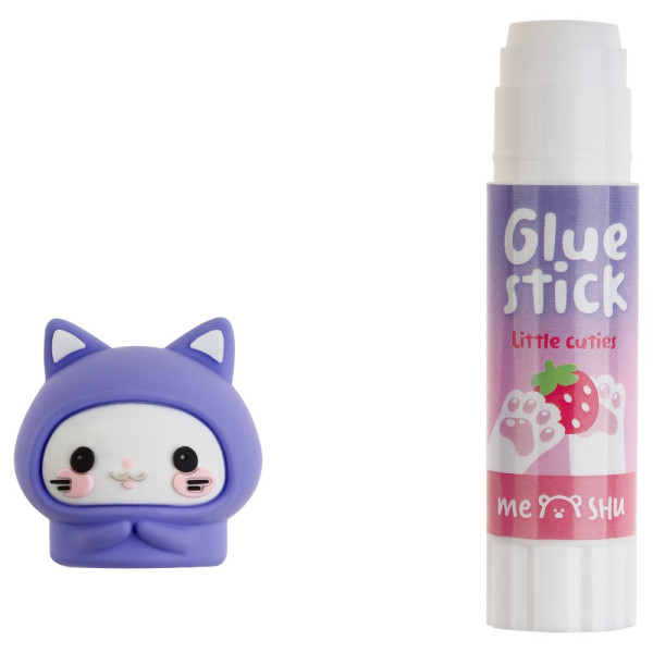 Клей-карандаш MESHU с топпером "Cuties" 8 г, ассорти, ПВП RE-MS_67360