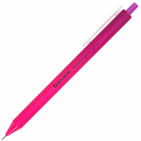 Карандаш механический BRAUBERG "SOFT GRADE" 0.5 мм корпус soft-touch ассорти S-181958