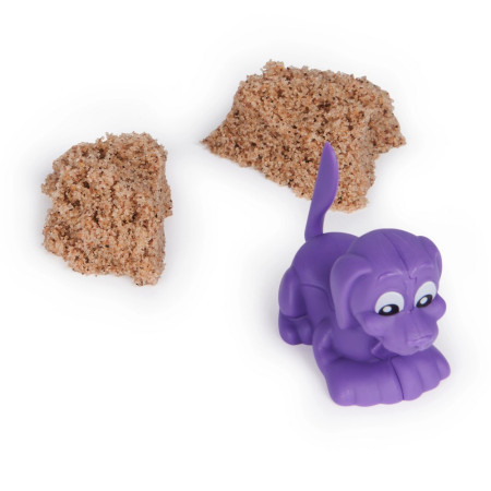 Кинэтик Сэнд. Кинетический песок 170 г. с фигуркой-сюрпризом Kinetic Sand ROS-43818