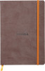 Блокнот RHODIARAMA Softcover A5 90 г/м2 80 л, в линию, на резинке, шоколад RH-117403C