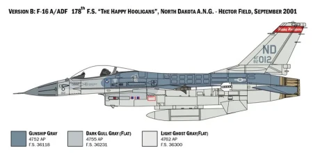 Сборная модель: Самолет F-16A FIGHTING FALCON З-2786ИТ