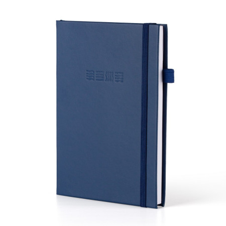 Блокнот для записей Стихия Bullet Journal 100 г/м2, 14 x 20 см, 80 л, жесткая обложка, тёмно-синий NP-ST04054