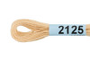Нитки для вышивания GAMMA мулине (0820-3070) 8 м №2125 св.-золотистый MG-2125
